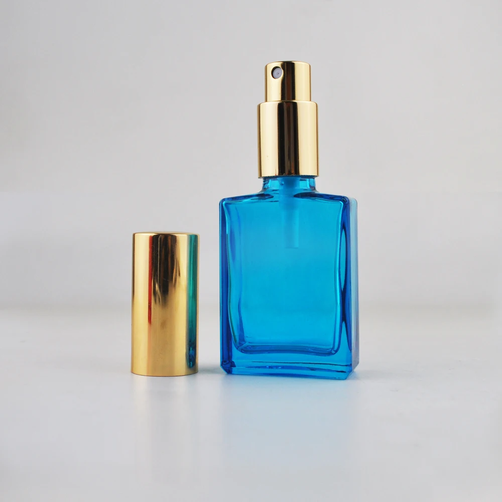 Flat Square Pink Room Spray Glass Bottle For Essential Oil 30ml Buy