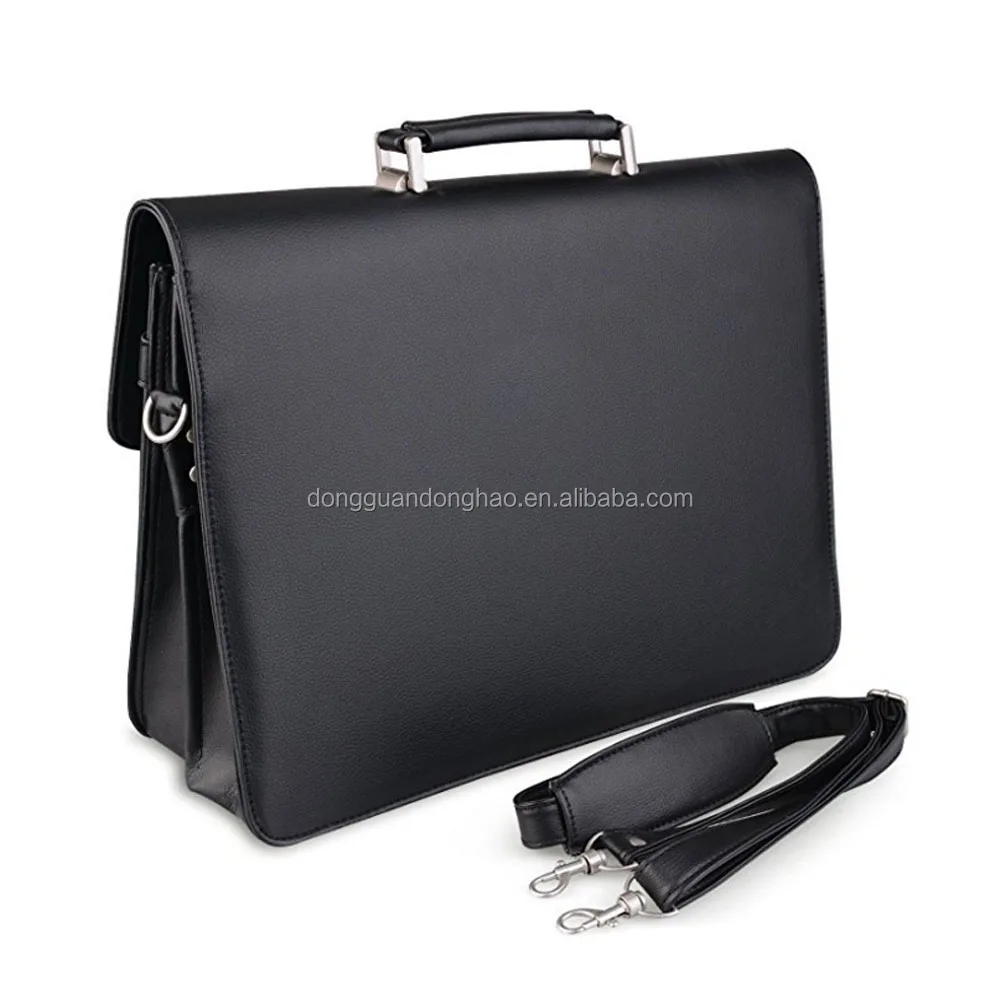 Custom Men's Cheap Portable Lawyer Genuine Leather Business Padfolio