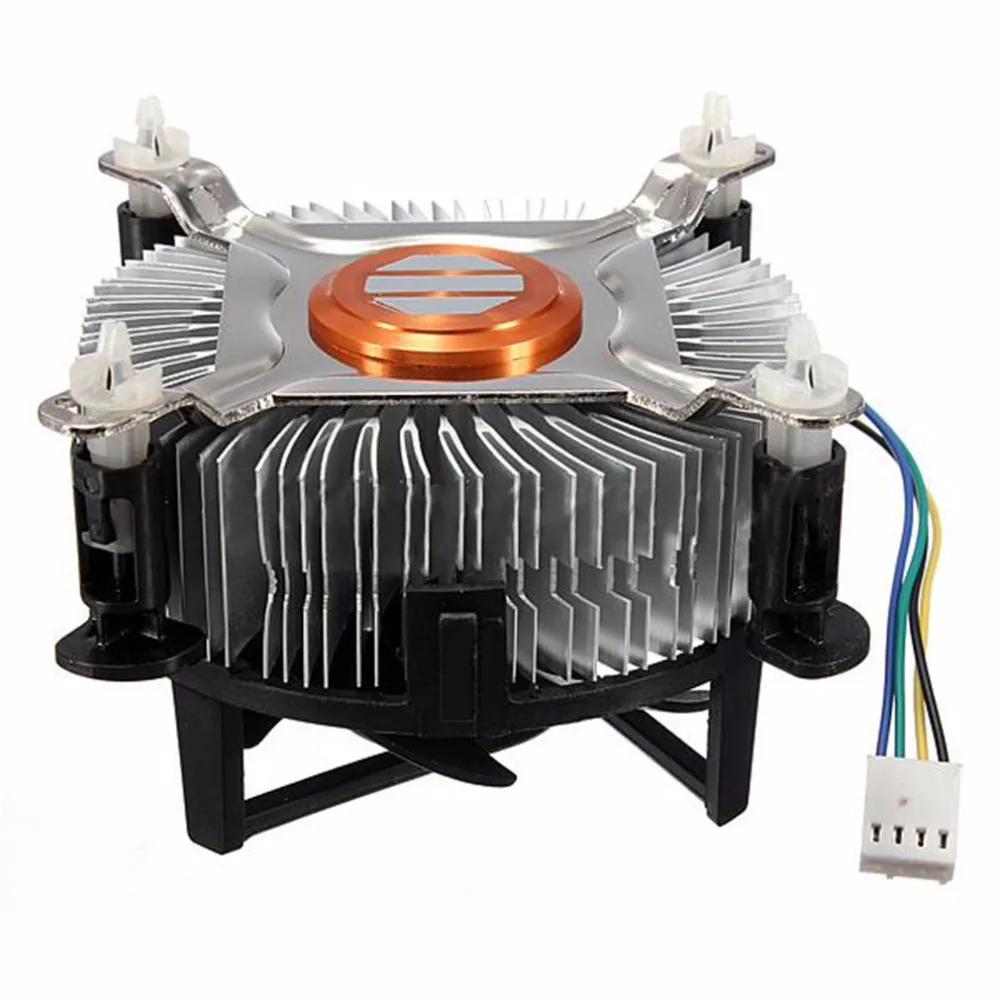 

High Quality Aluminum Material CPU Cooling Fan Cooler For Computer PC Quiet Silent Cooling Fan For 775/1155/1156, N/a
