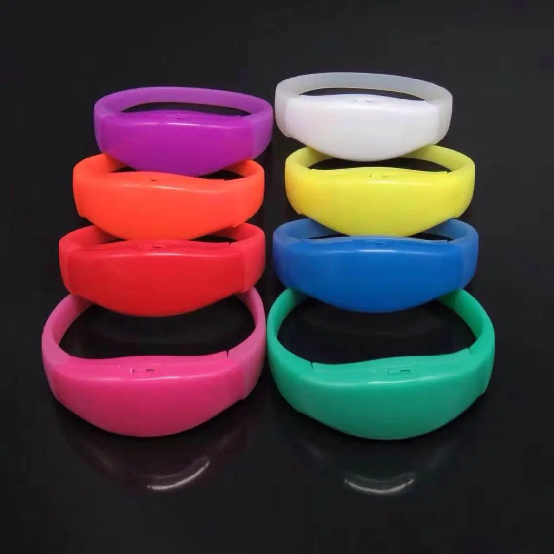 Music Beats Led Wrist Band Sound Activated Led Bracelet For Concert ...