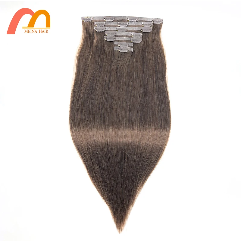 

Raw India Wholesale Vendors Virgin Cuticle Aligned Hair Hair Extension Human Hair Curly Clip In Extension, Grey;can customized any color
