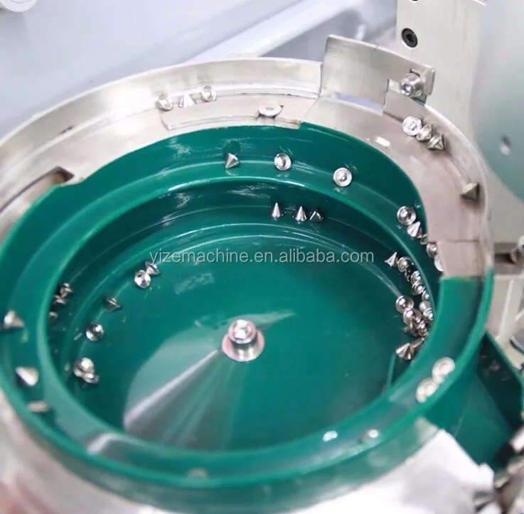 Automatic Round Nail Bead Rivet Attachment Fixing Machine Abnormal