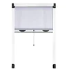 Hennesa adjustable window screen insect proof no drilling retractable fly screen for Europe standard window