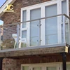 Glass railing balcony pillar stainless steel glass sneeze guard balcony post stainless steel balustrade post
