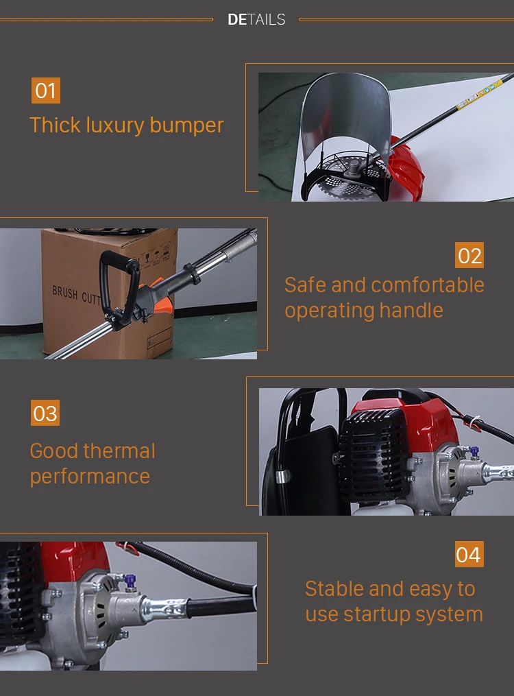 O O Power Weeding Machine OOBG520 1470W Gasoline Brush Cutter Products