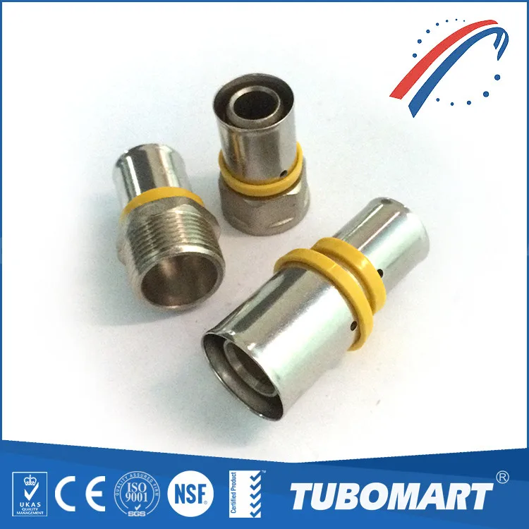 Brass Press Fitting For Pe Al Pe Gas Pipe Buy Brass Press