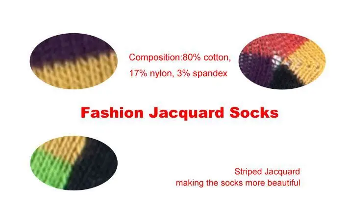 Stripes Long Colorful Men'S Socks Stock Sales