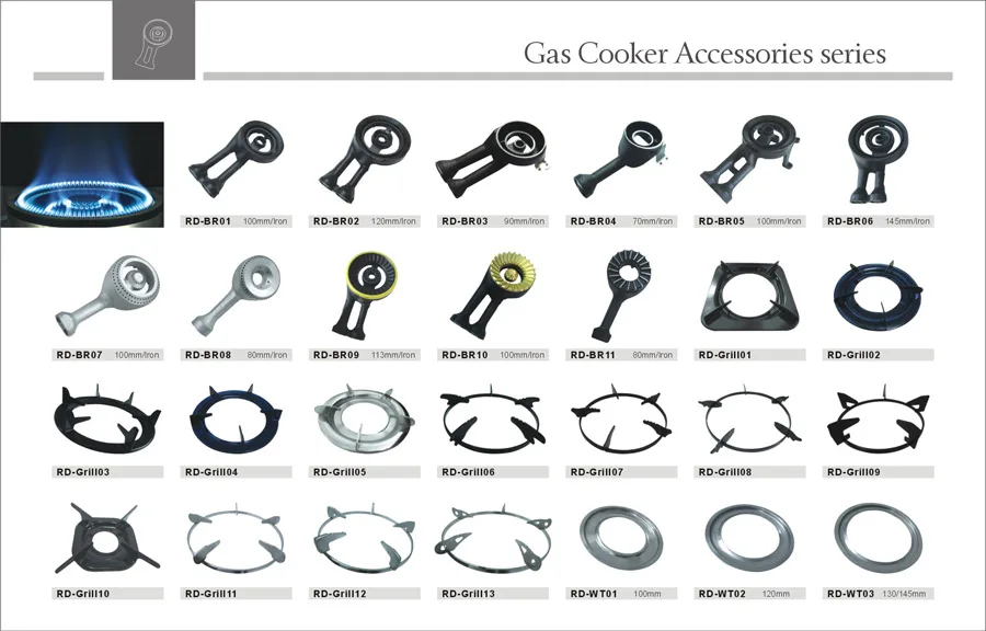 Sells A Large Number Of Various Types Gas Stove Accessories With