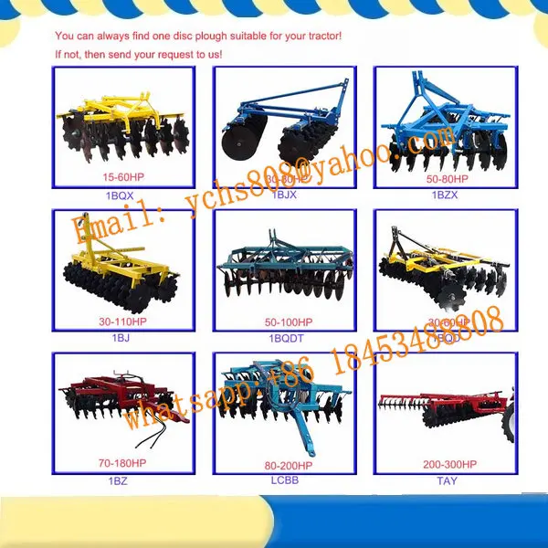 3 Point Hitch And Trailed Tractor Disc Harrow For Sale - Buy 3-point ...