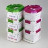 Drop off 20% Shantou Plastic Factory 3 Layer Handled Square Lunch Box Food Storage (0.6L*3)