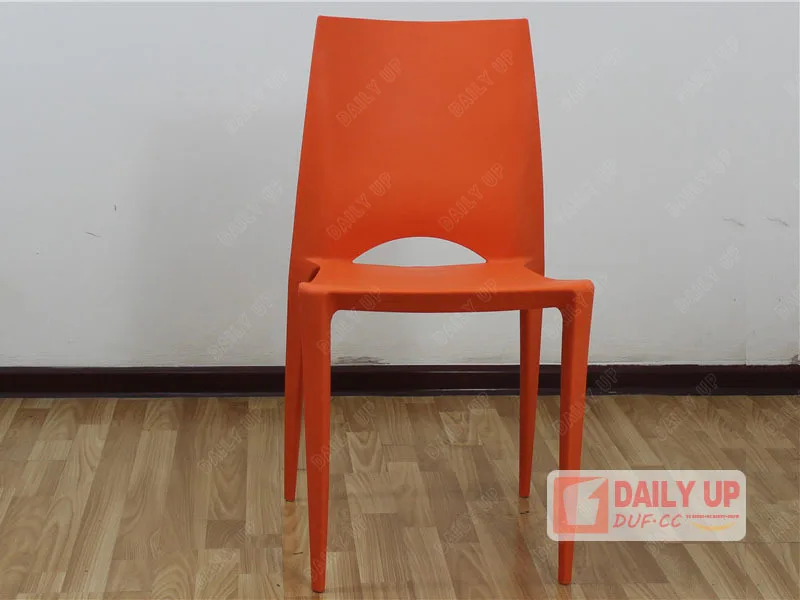 Modern Stackable Bellini Chair Plastic White Leisure Chair Multicolor Hotel Wedding Dining Chair by Creative Designer Europea