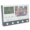Key Hanger Digital Calendar Wall Clock with LED Backlight