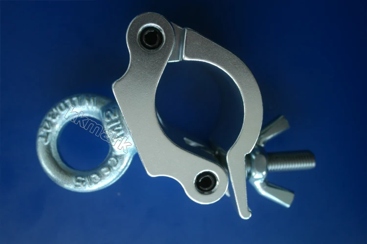 50mm 200kg Pipe Eye Bolt Clamp with Ring for lift system, View eye bolt