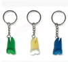 Molar shaped key chain plastic for dental clinics promotion gifts