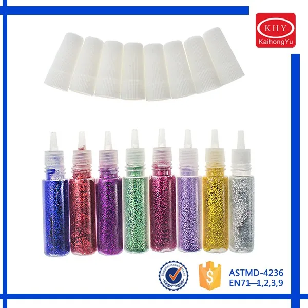 Multicolor 9ml Glitter Glue Set,Liquid Dry Glitter Glue Fast For Drawing And Painting Buy