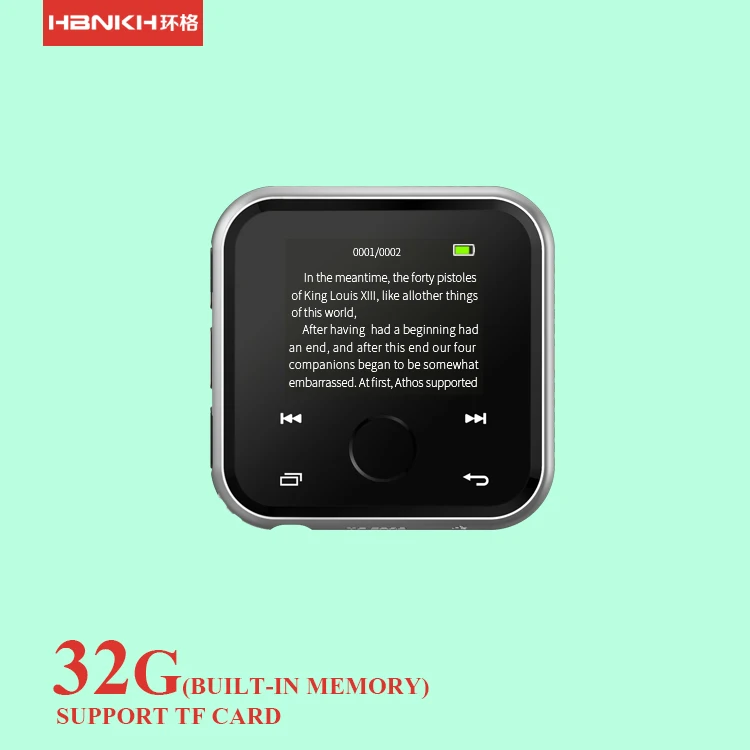 

large memory 32gb with fm radio music device bluetooth mp3 player, Black