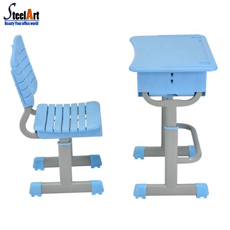 
Wholesale student desk and chair plastic school furniture 
