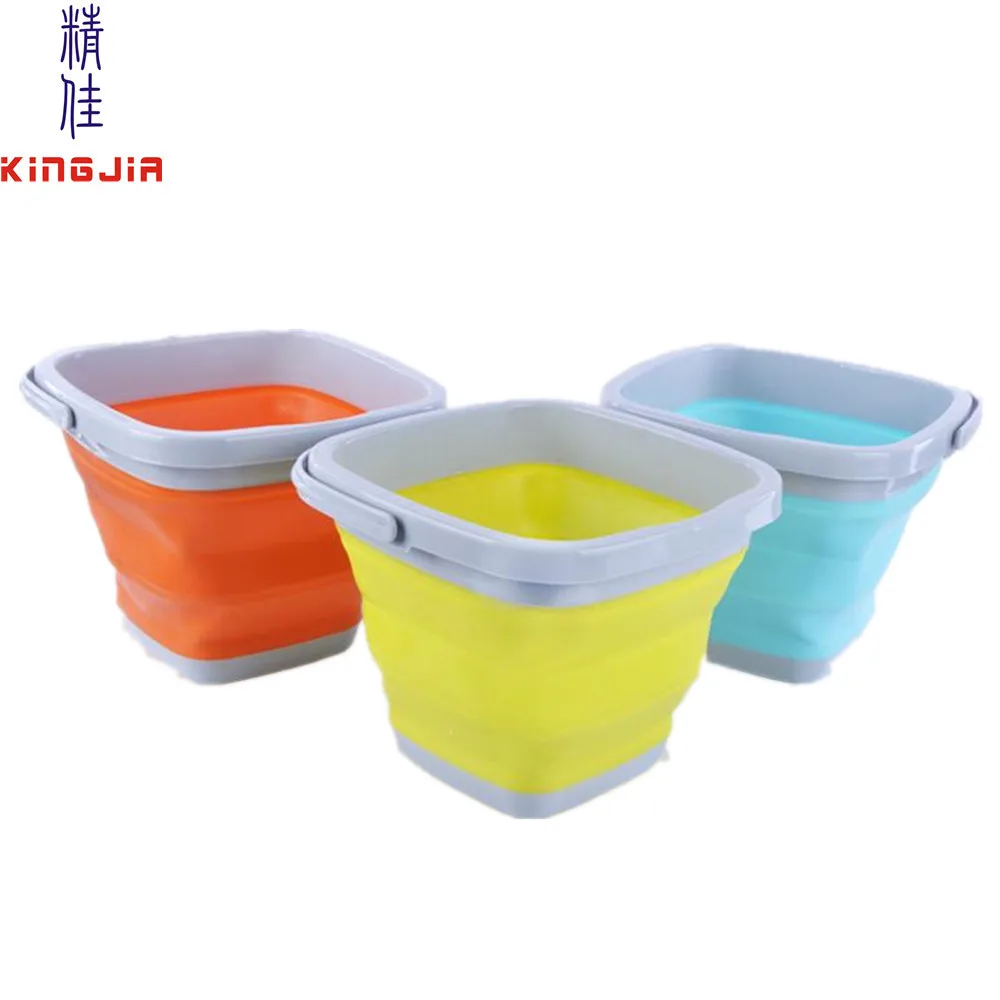 Silicone Water Folding Bucket Collapsible Silicone Rubber Foldable