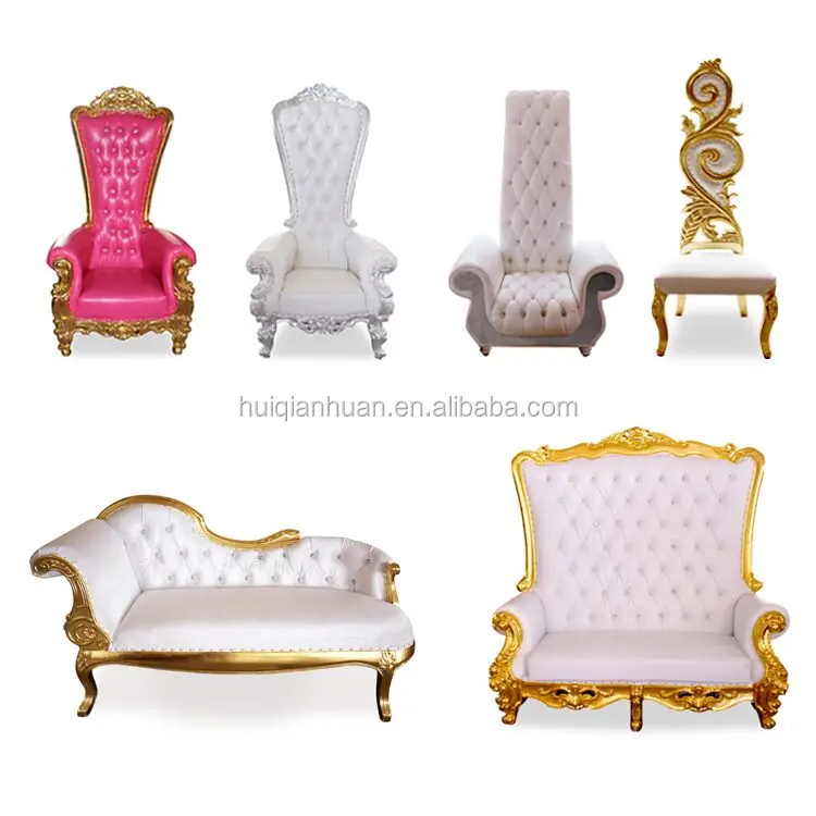 Factory Direct Sale Plastic Throne Chair Furniture Used ...