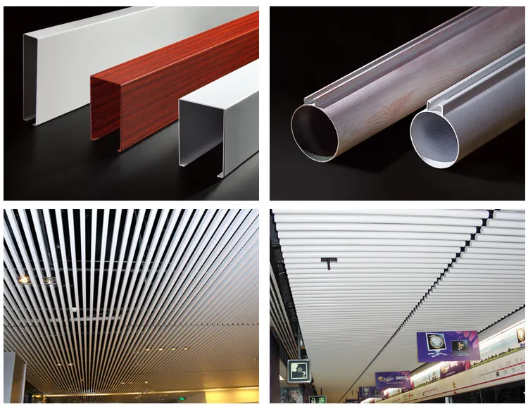 Best Selling High Quality Aluminum Suspended Wood Ceiling Panels