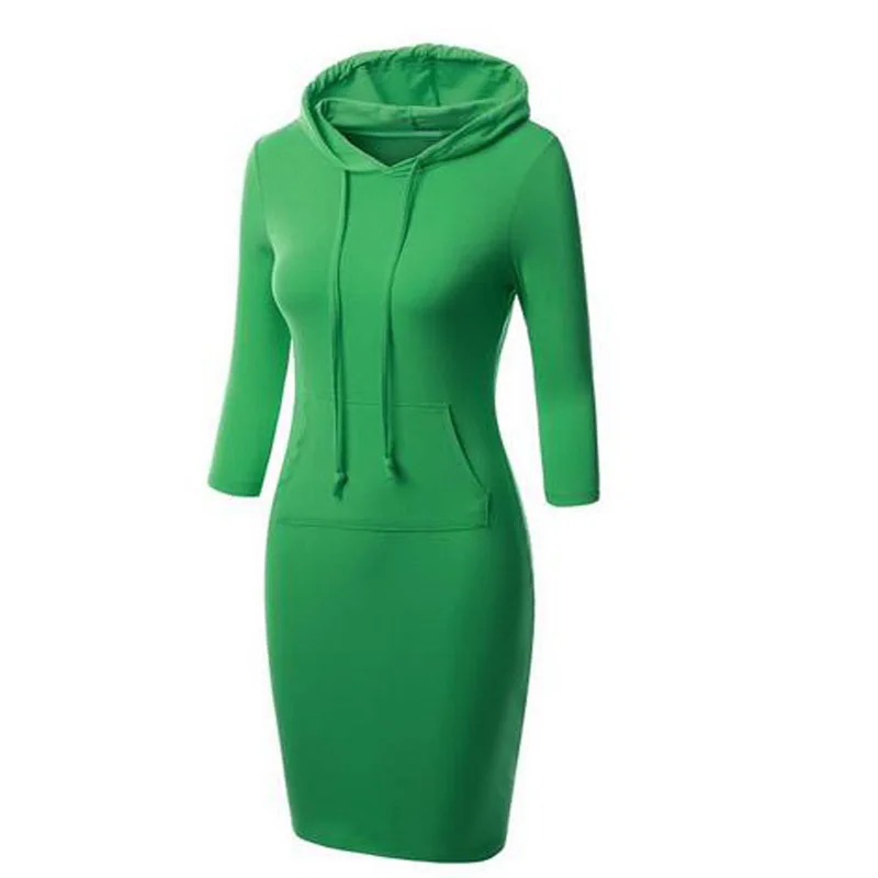 

3469 Autumn Womens Sweatshirt Dress Hoodie Sweatshirts Lady