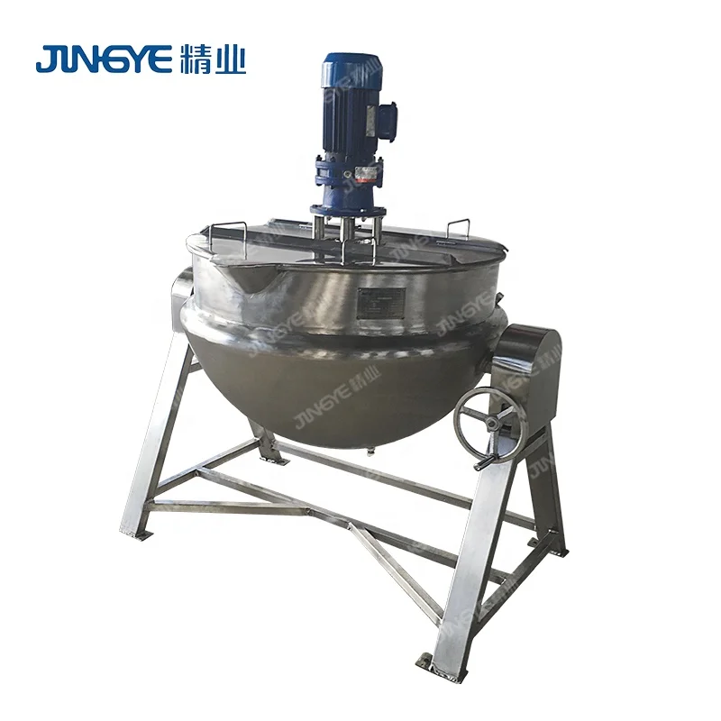 
Best Price Surimi Food Processing Cooking Pot Jacketed Kettle With Stirrer 
