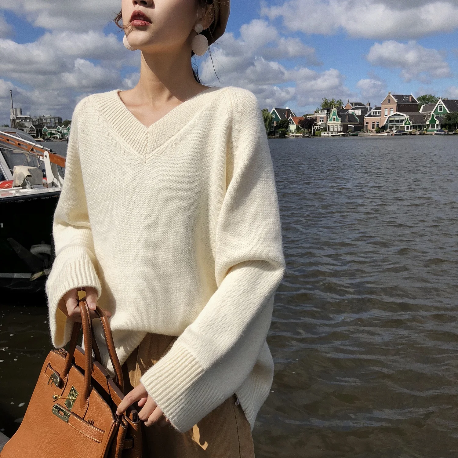

Factory Outlet High-quality 2019 New Arrivals Winter Fashion Long Sleeve Women Knitwear Sweater Pullover