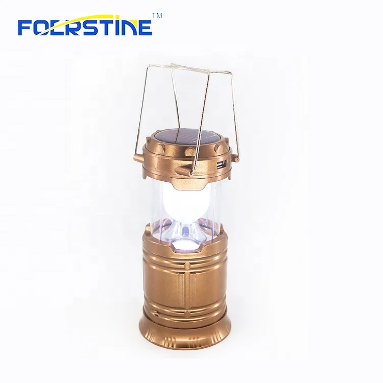 Rechargeable foldable Solar LED Camping Lantern Outdoor Camping Lamp