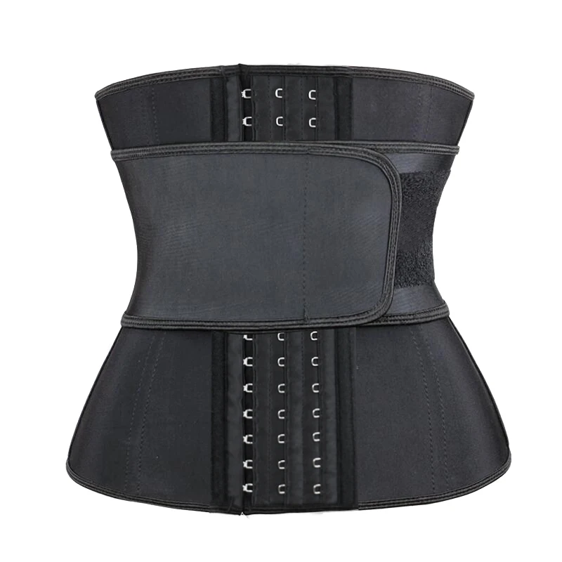 

Black Hooks Latex Waist Trainer 3XS-6XL, As shown