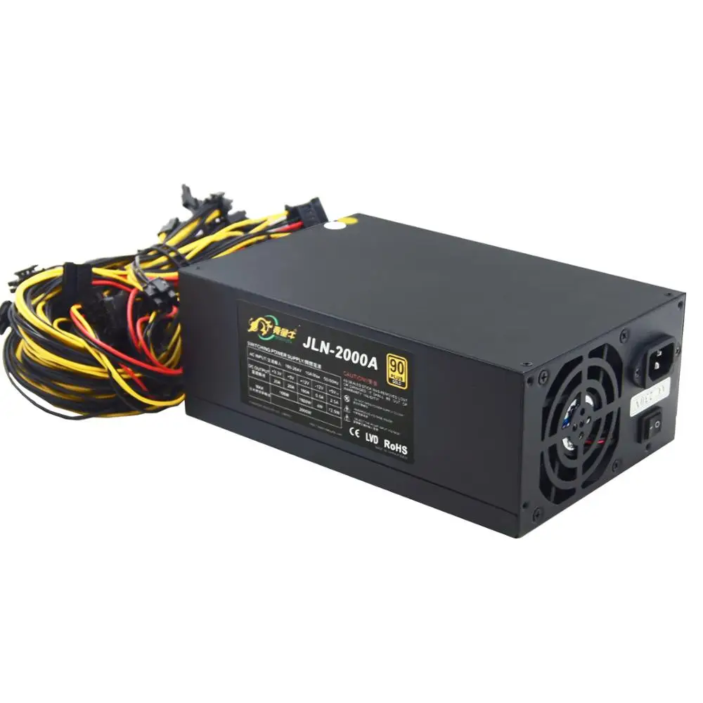 

Blockchain GPU Miner Power Supply 1600W2000W2400W PSU In Stock