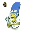 Promotional Gift enamel lapel pin cartoon doctor made in China