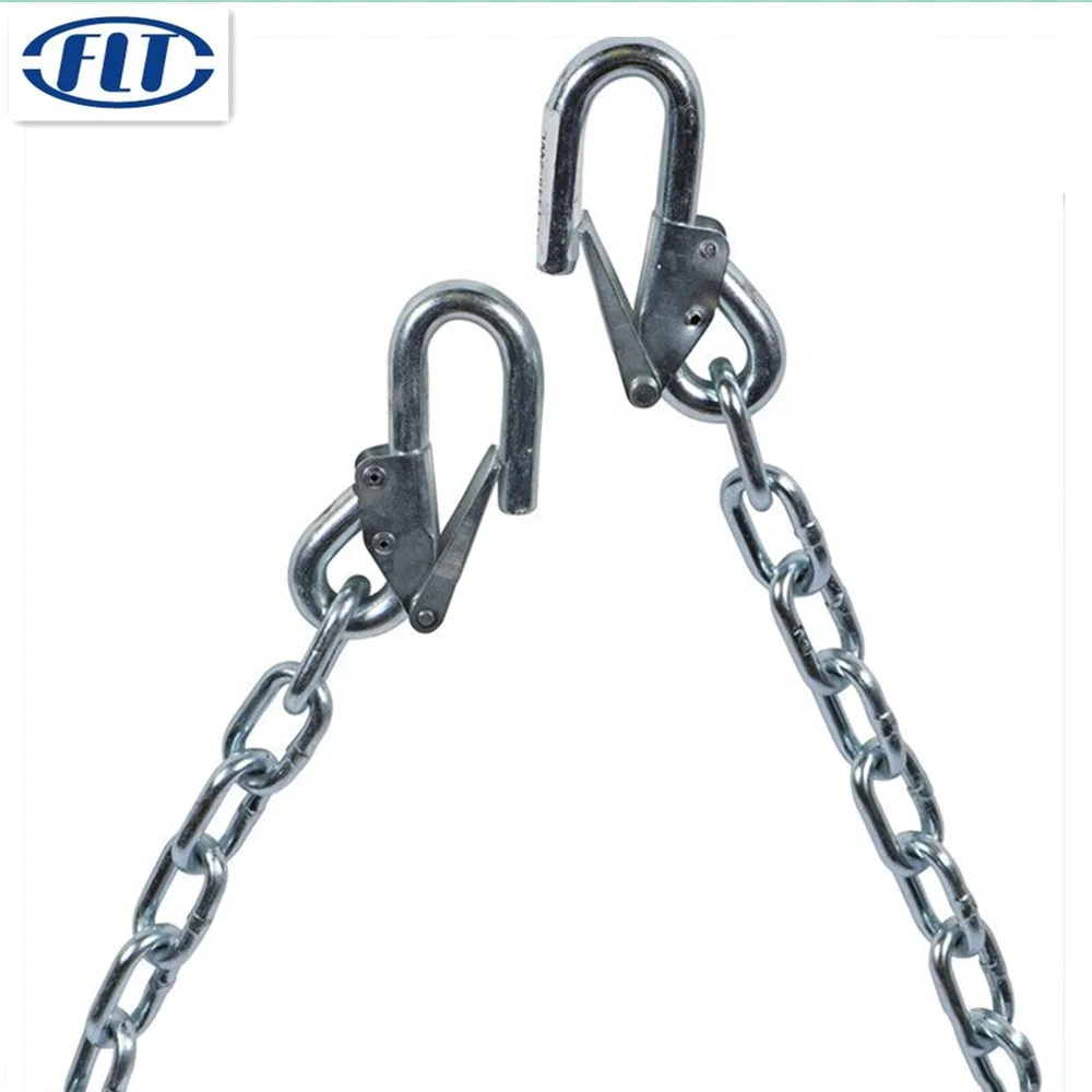 Safety Chain Trailer Chain Manufacture Us Type Welded G70 White Zinc