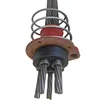Prestressed anchorage cable for mine bolt block and wedge post tension system