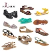 Custom 2018 new design fancy china flat woman sandal