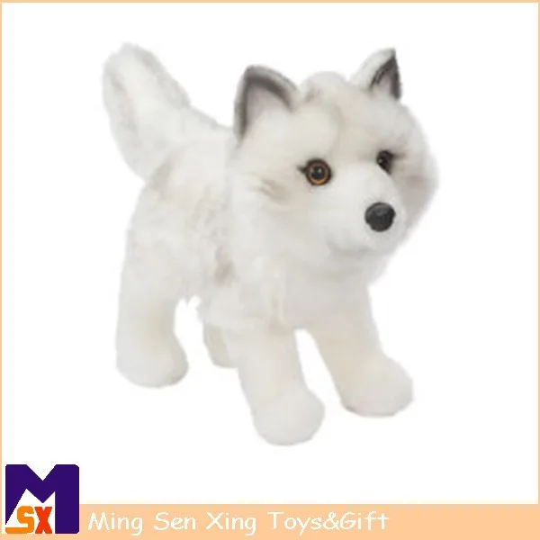 peluche lobo blanco