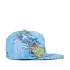 Attractive style teenager Globe pattern printing cap snapback