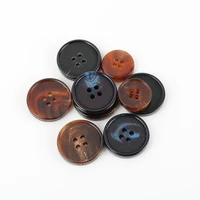 

4-Hole Natural Buffalo Horn Button For Garment