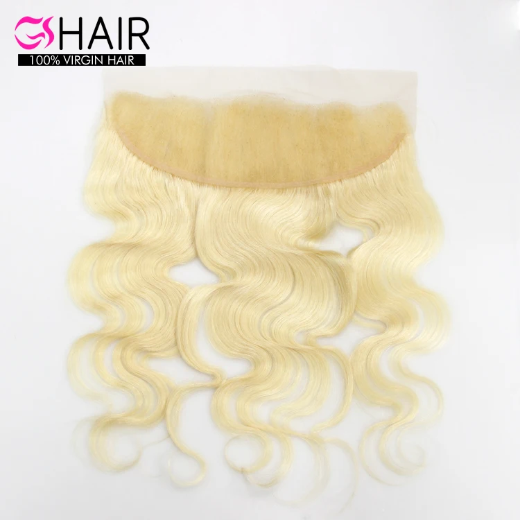 

2019 7a grade 360 13x6 13x4 lace frontal ear to ear transparent brazilian 613 blonde bundle with frontal cuticle aligned hair, #613 blonde