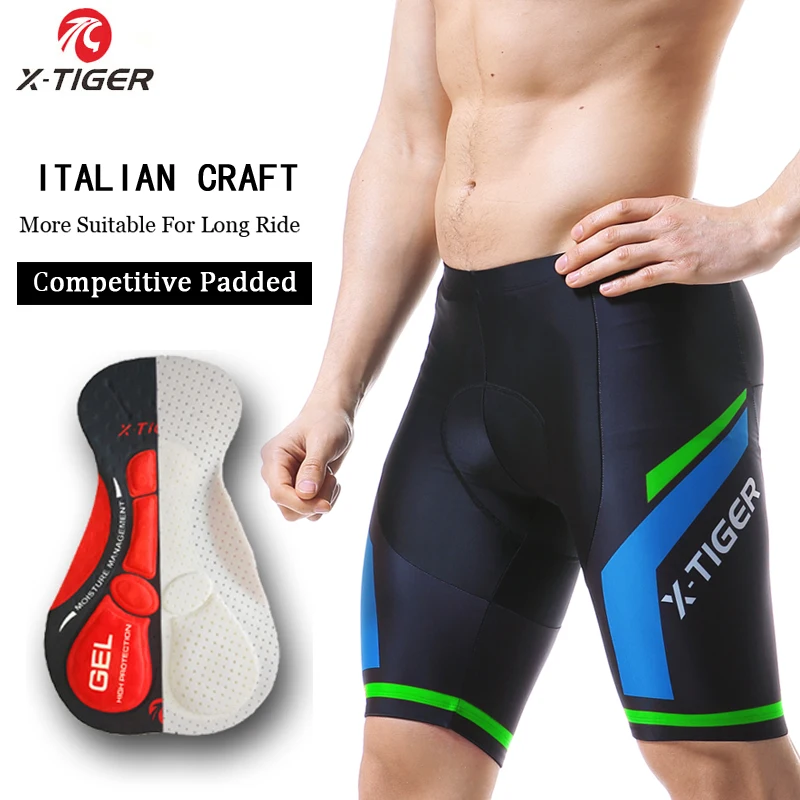 

X-Tiger Sports Cycling Shorts bike shorts 3D Gel Padded bicycle shorts bicycle pants