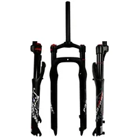 

Snow MTB Moutain 26inch Bike Fork Fat bicycle Fork Air Gas Locking Suspension Forks Aluminium Alloy For 4.0"Tire 135mm
