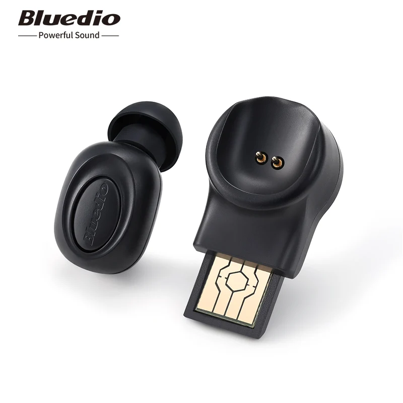 

New Arrive Bluedio T-talking Ture Wireless Bluetooth In-ear headsets have Cloud Service, Black