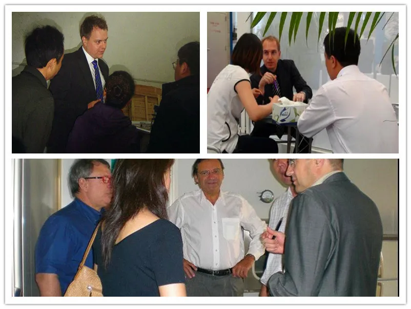 Customer in our Factory