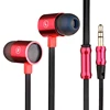 Hot sell new telephone handset flat cable metal air earphone call center headphone