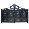 Aluminum luxury villa electric gate house courtyard villa main gate designs