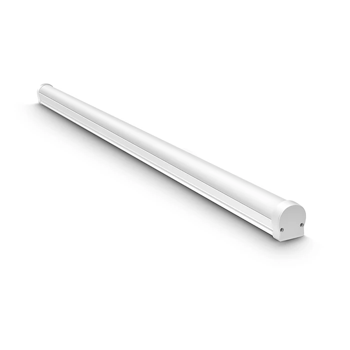 
2018 4ft 40W 60W IP65 tri proof led linear batten lighting fixture with assembling line Parking lot light 