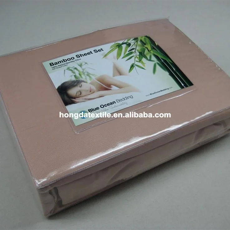 Bamboo Fiber Textile Duvet Cover Bedding Set / Bamboo Bed Sheets Set