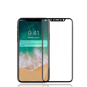 3D Curved Tempered Glass Screen Protector iPhone X XS