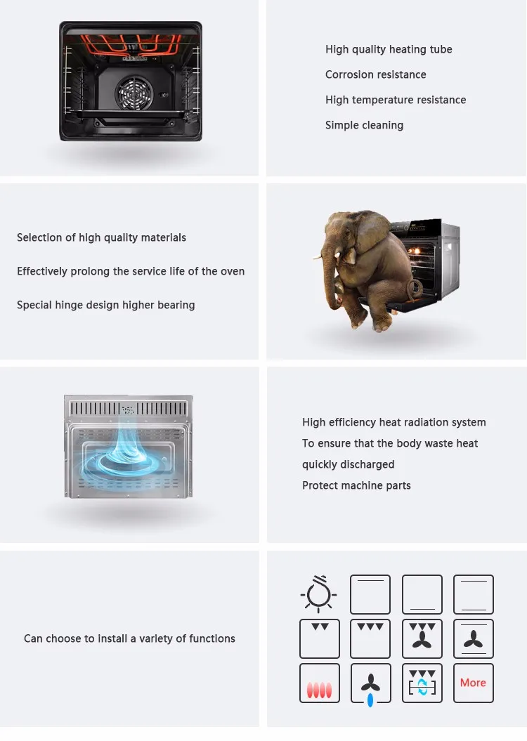 Fs505 Fvgor Free Standing Oven With 4 Gas Burner Electric Gas Oven