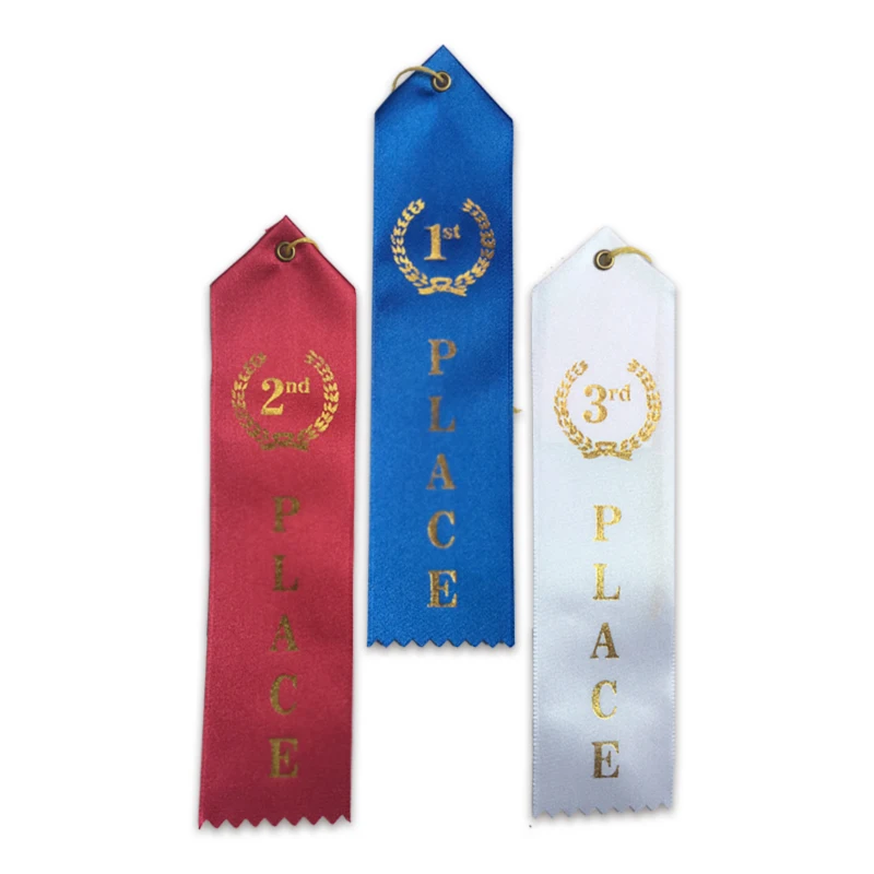 Wholesale 1st 2nd 3rd Place Premium Award Satin Ribbon Buy Satin