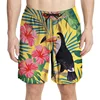 custom waterproof printing animal pattern men beach surfing short